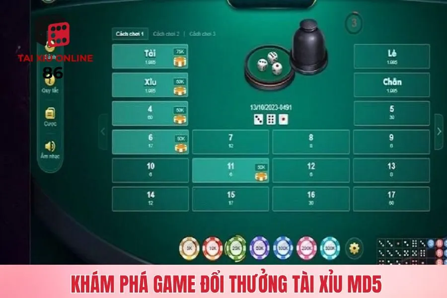 Khám phá game đổi thưởng tài xỉu MD5
