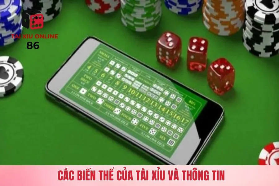 Các biến thể của tài xỉu và thông tin