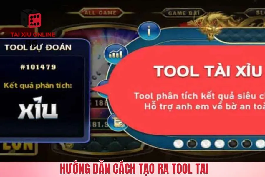 Hướng dẫn cách tạo ra tool tài xỉu 3 bước