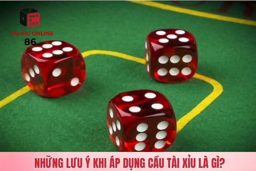 Lưu ý khi áp dụng cầu tài xỉu là gì
