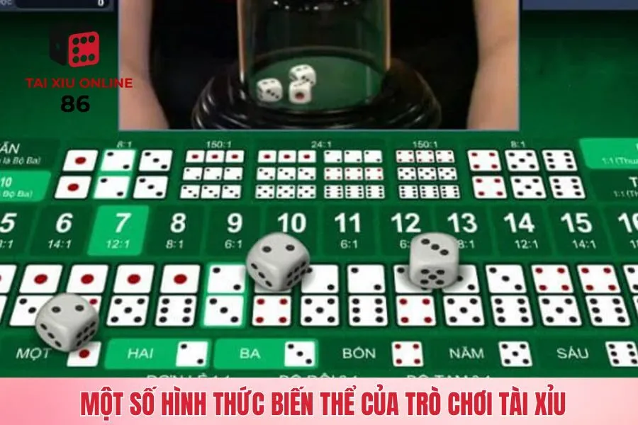 Một số hình thức biến thể của trò chơi tài xỉu