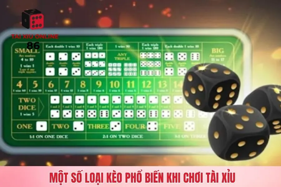 Một số loại kèo phổ biến khi chơi tài xỉu