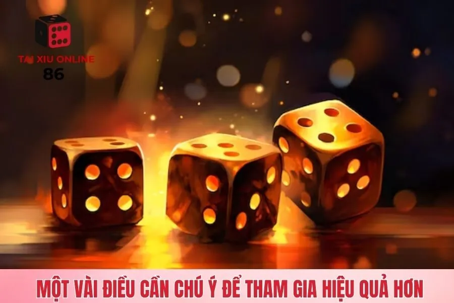 Những chú ý khi chơi
