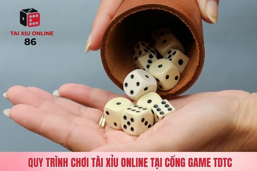 Quy trình chơi tài xỉu online tại cổng game TDTC